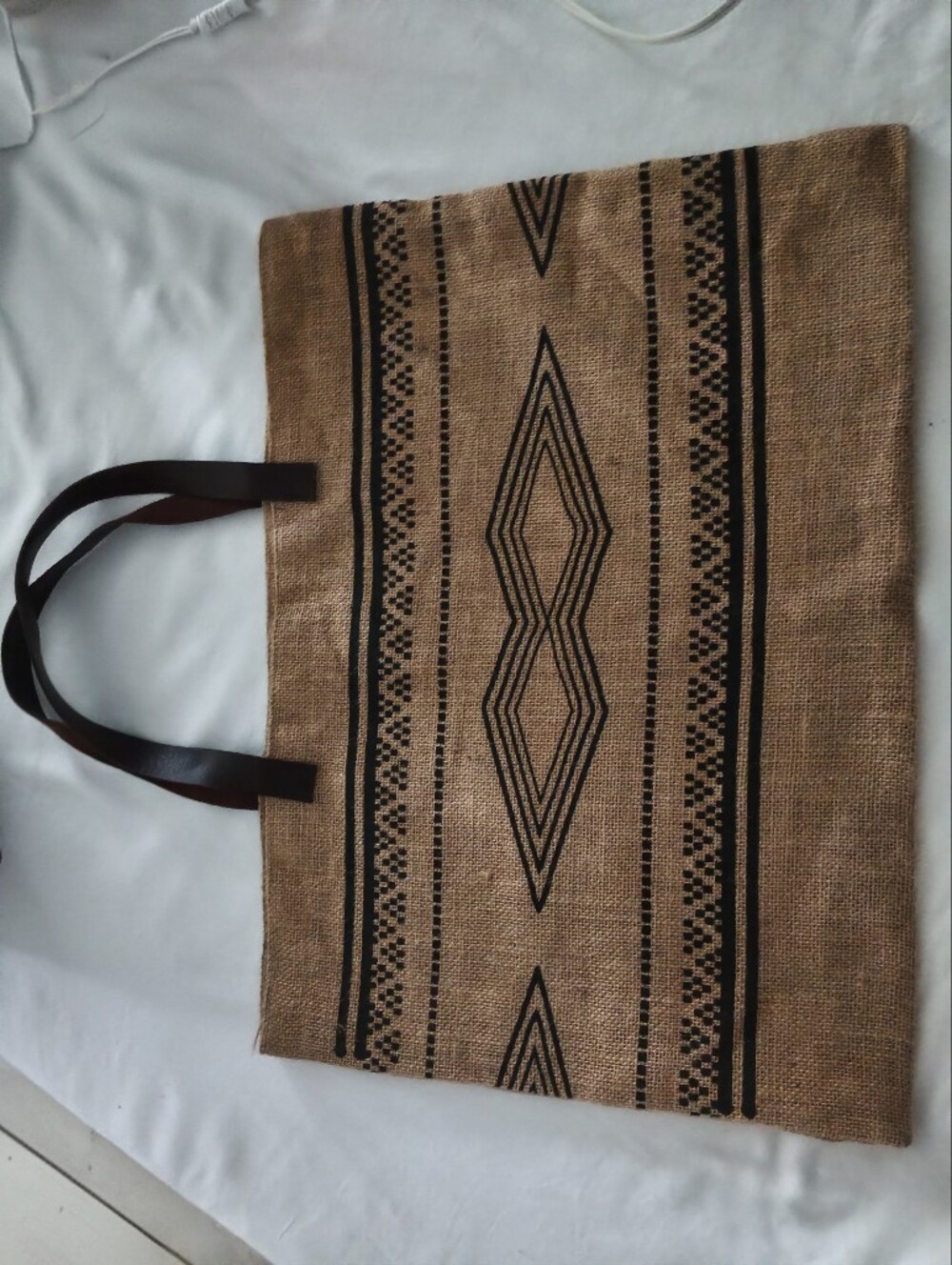 "kilim"Jute Bag by The Beach People